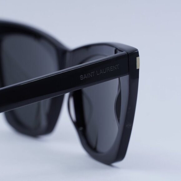 ?️ New Saint Laurent SL214 KATE 001 Sunglasses - Black Frame, Grey Lenses main image 13